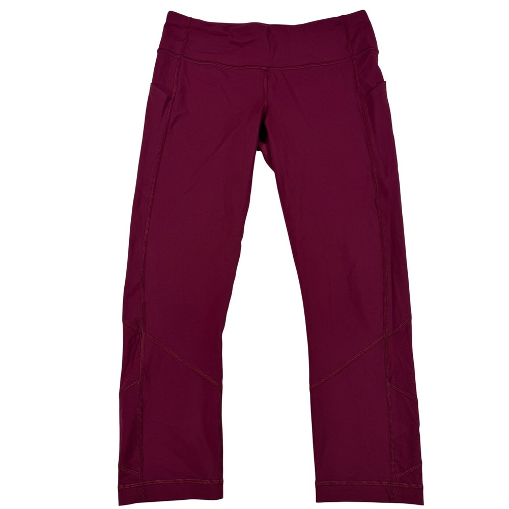Lululemon Pace Rival Crop (22")
Darkest Magenta Leggings Pockets Women's Size 8